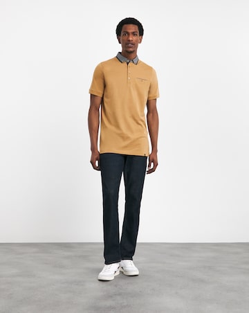 Joe Browns Printed Collar Polo Shirt Long Length