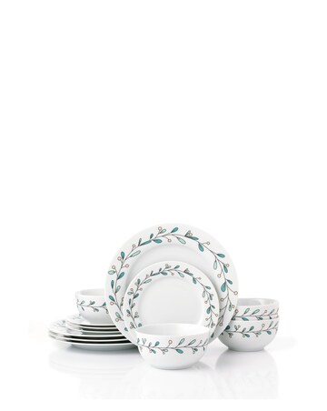 Watserside Mistletoe 12 Piece Dinner Set