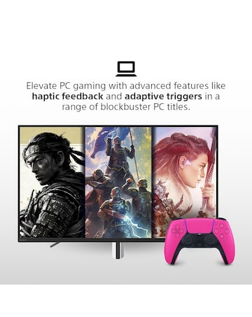 PS5 DualSense Controller - Nova Pink