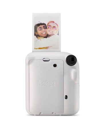 Fujifilm Instax Mini 12 Instant Camera with 20 Shot Film Pack - Clay White