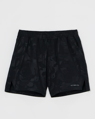 Gym King Debossed Camo Shorts
