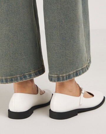 Brooke Mary Jane Square Toe Shoes - Extra Wide Fit (EEE)