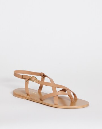 Leather Gladiator Style Sandal EEE Fit