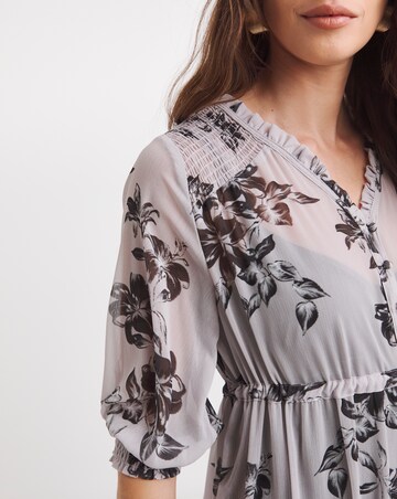 Chiffon Smock Dress