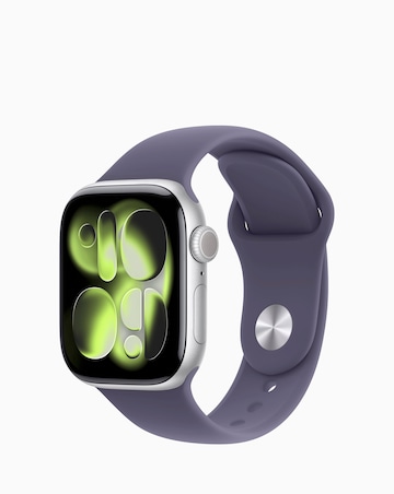 Apple Watch Series 11 GPS + Cellular 46mm - Purple Fog Sport Band - M/L