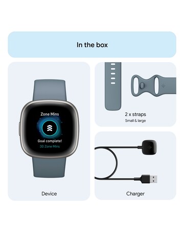 Fitbit Versa 4 Smart Watch - Waterfall Blue