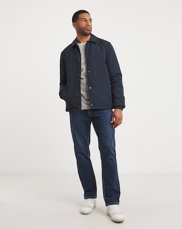 Navy Shower Resistant Lightweight Padded Jacket