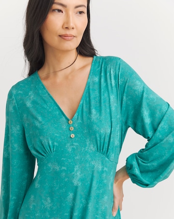 Julipa Button Front Midi Dress
