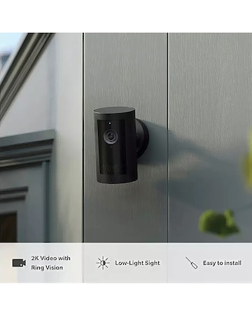 Ring Outdoor Camera Plus Battery - Black