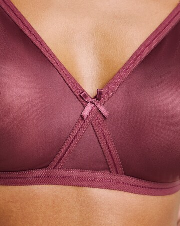 Pretty Secrets 3 Pack Moulded Full Cup Non Wired Bras B-E Brown Multi