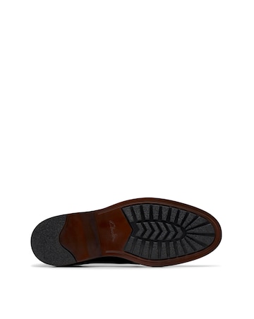 Clarks Aldwin Lace Leather Shoe - Black