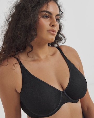 MAGISCULPT Smooth & Sculpt Moulded Lace Full Cup Bra (B-F) Black