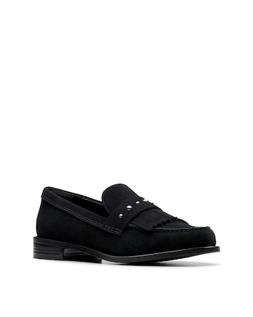 Clarks Hana Suede Loafer Standard Fit