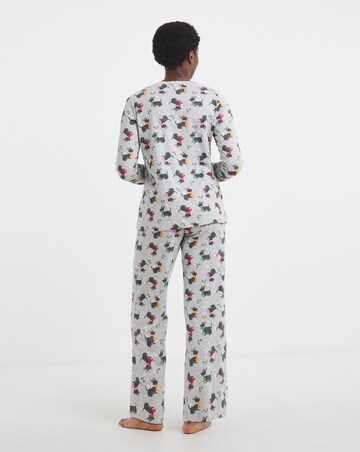 Pretty Secrets (2 Pack) Christmas Scotty Dog Value Pyjama Sets