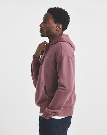 Union Garment Dyed Hoodie-Burgundy