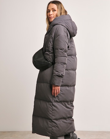 Anthology Charcoal Feather & Down Padded Coat