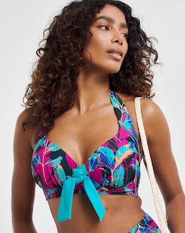 Joe Browns Floral Print Non Wired Bikini Top