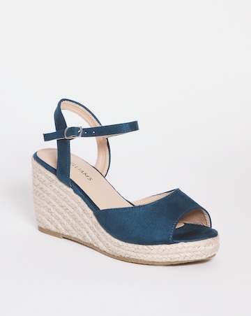 Peep Toe Espadrille - Extra Wide Fit (EEE)