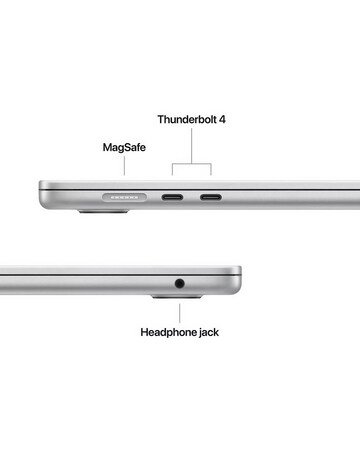 Apple MacBook Air (M4, 2025) 15in 10-Core CPU 10-Core GPU 16GB 256GB - Silver