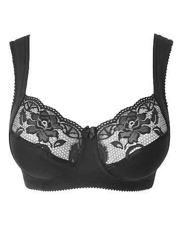Miss Mary of Sweden Lovely Lace Non Wired Bra Black