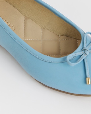 Eliza Basic Leather Ballerina Wide E Fit