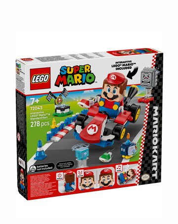 LEGO Super Mario: Mario Kart Interactive LEGO Mario & Standard Kart Toy 72043
