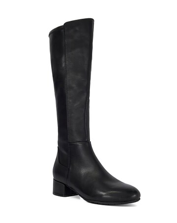 Dune Tayla Knee High Leather Boots Standard Fit