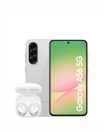 Samsung Galaxy A56 5G 256GB - Awesome Light Gray & Buds FE Bundle