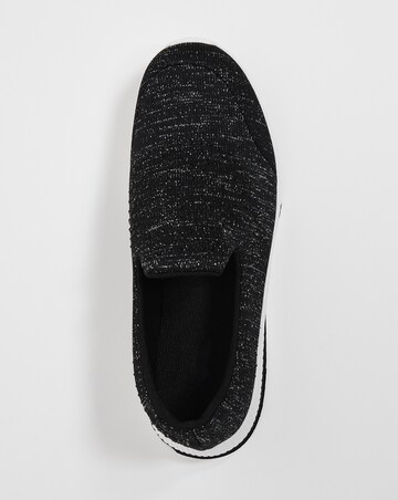 Diamante Slip On Leisure Shoe E Fit