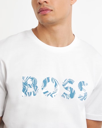 BOSS Graphic Logo White T-shirt