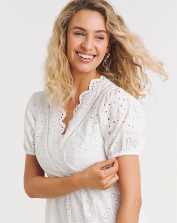 Joe Browns Penelope Broderie Midi Dress