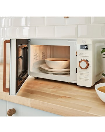 Swan SM22036LWHTN 20Litre Nordic Style Digital Microwave - White