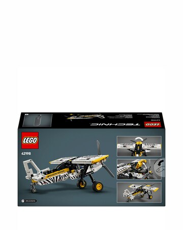 LEGO Technic Bush Plane Aircraft Toy, Airplane Model, Engineering Vehicle 42198