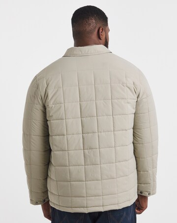Water Resistant Square Quilt Shacket