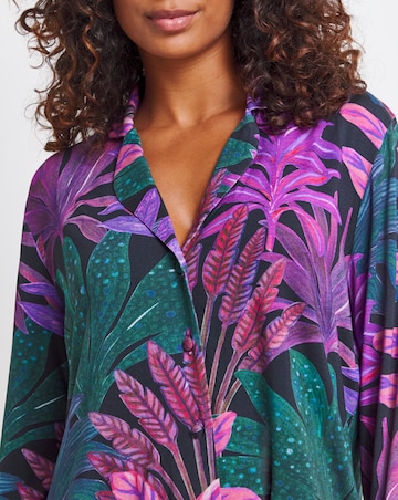 Floral Print Button Through Pyjama Set
