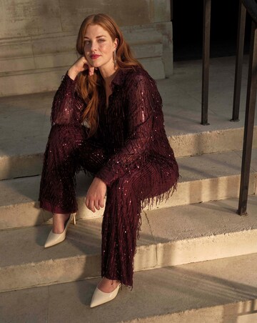 Joanna Hope Sequin Trousers