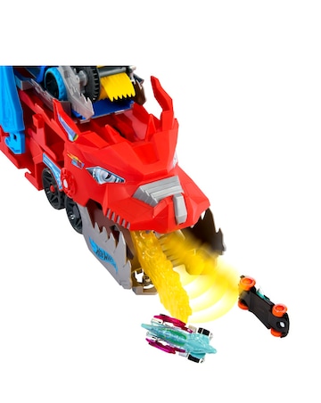 Hot Wheels City Ultimate Dual Dragon Transporter Playset