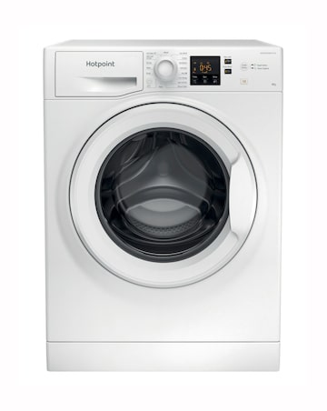Hotpoint Anti-Stain NSWM 846 W UK 8kg,1400rpm Washing Machine - White