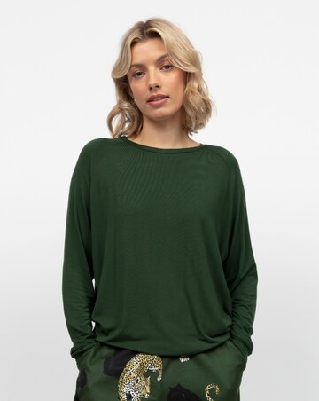 Cyber Jammie Slouch Olive Pyjama Top