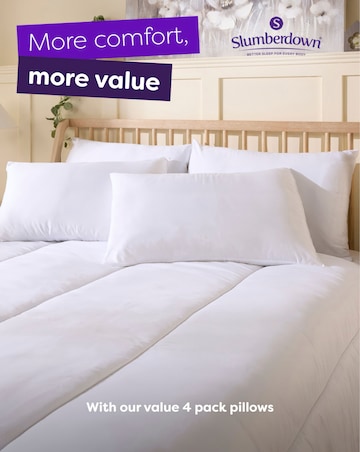 Slumberdown Super Support Anti Allergy 4 Pack Pillows