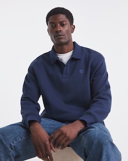 Timberland Polo Style Sweatshirt - Navy