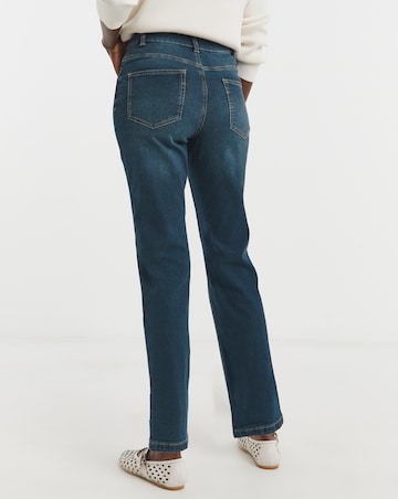 24/7 Mid Wash Straight Leg Jeans