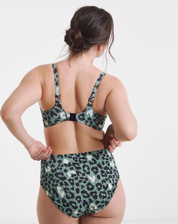 Elomi Jungle Bay Mid Rise Bikini Brief Olive