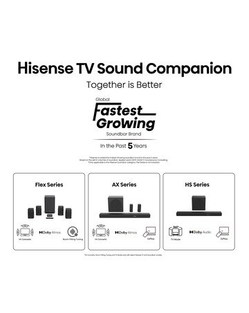 Hisense 58A6QTUK 58in 4K Ultra HD HDR LED Smart TV