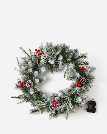 Salzburg Pre-Lit Christmas Wreath