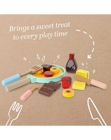 TP Owl & Fox Wooden Pancake Playset