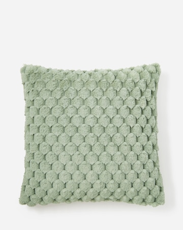 Scallop Faux Fur Cushion