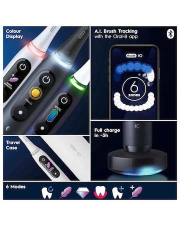 Oral-B iO8 Black Onyx (+ Zipper Case)