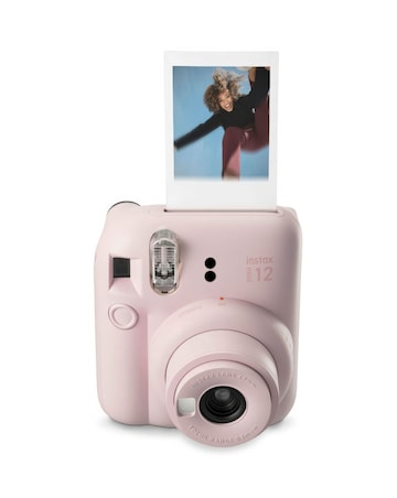 Fujifilm Instax Mini 12 Camera Kit - 10 Shot Macaron Film & Photo Album - Pink