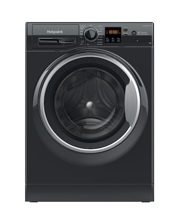 Hotpoint Anti-Stain NSWM 946 BS UK 9kg 1400rpm Washing Machine Black + Install